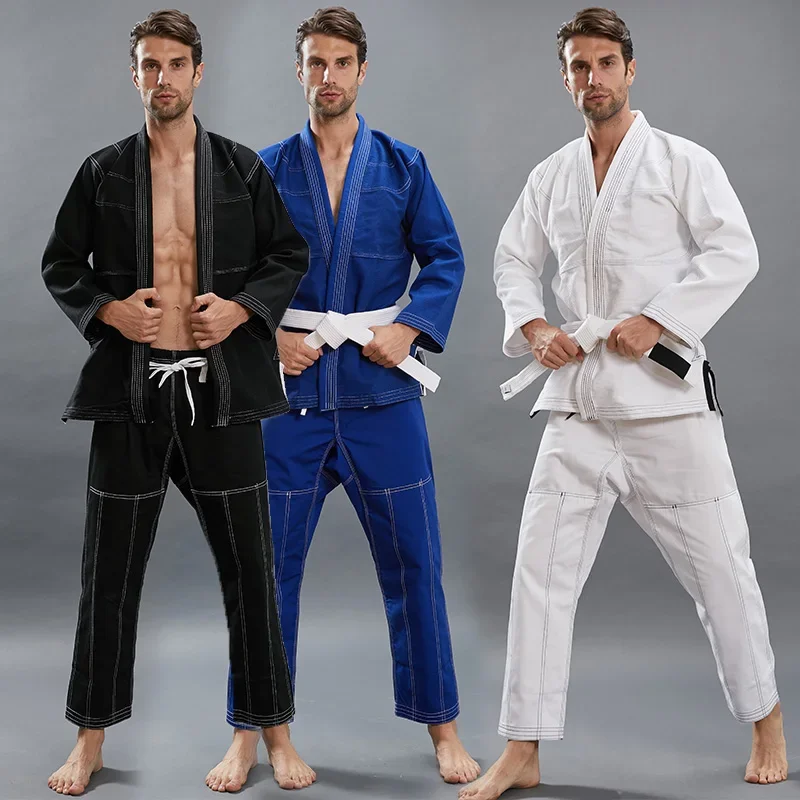 Kimono brasileño Jiu Jitsu mujeres 2020 nuevo entrenamiento niños adultos BJJ GI MMA personalizado 3 colores kimonos para hombres de Jiu-Jitsu