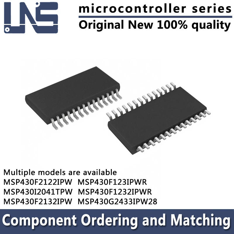 1PCS MSP430F123IPWR MSP430F2122IPW MSP430F2132IPW MSP430I2041TPW MSP430G2433IPW28 TSSOP-28 microcontroller