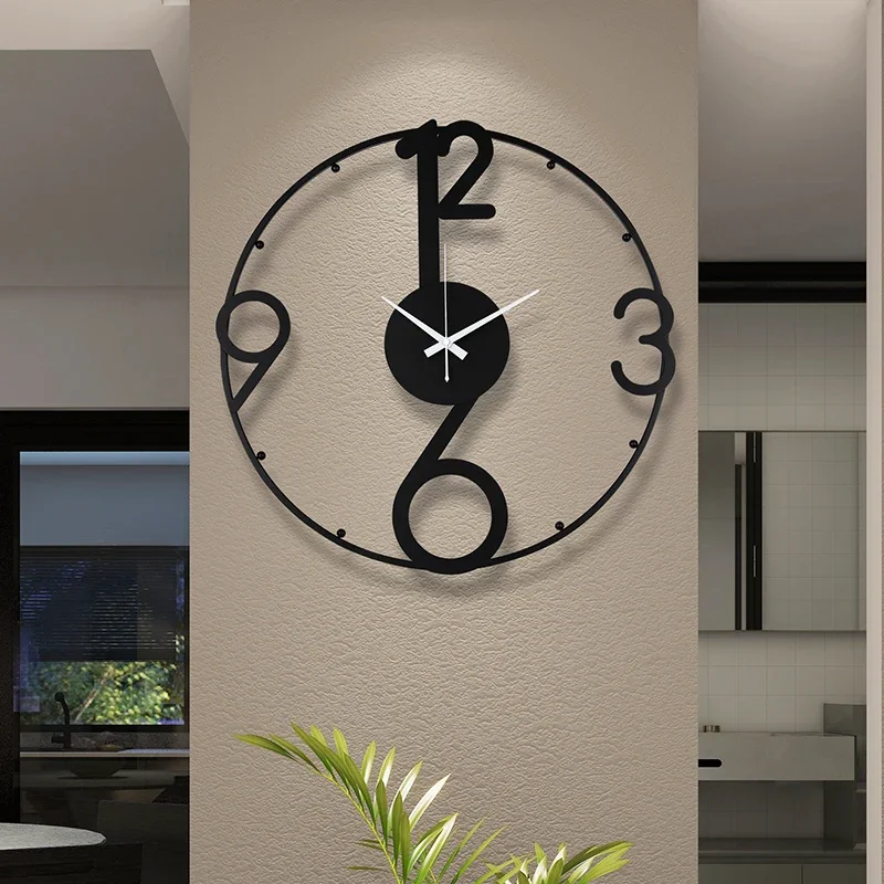 Nordic Minimalist Wall Clocks Restaurant Large Bathroom Design Silent Wall Watch Modern Art Mural Reloj De Pared Home Decoration