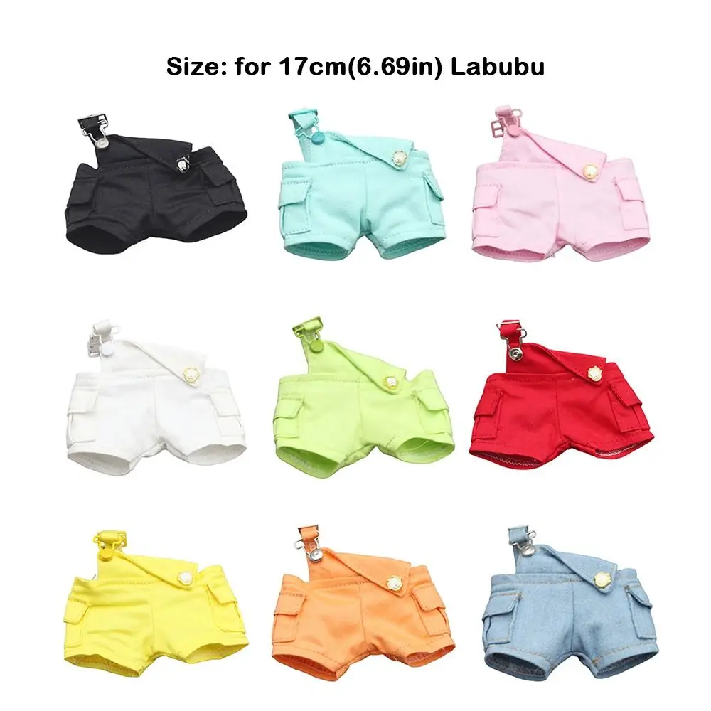 Mini multicolore pour pantalons à bretelles, salopette assortie à tout, bricolage pour filles faites à la main, jouet de jeu de simulation, poupée globale