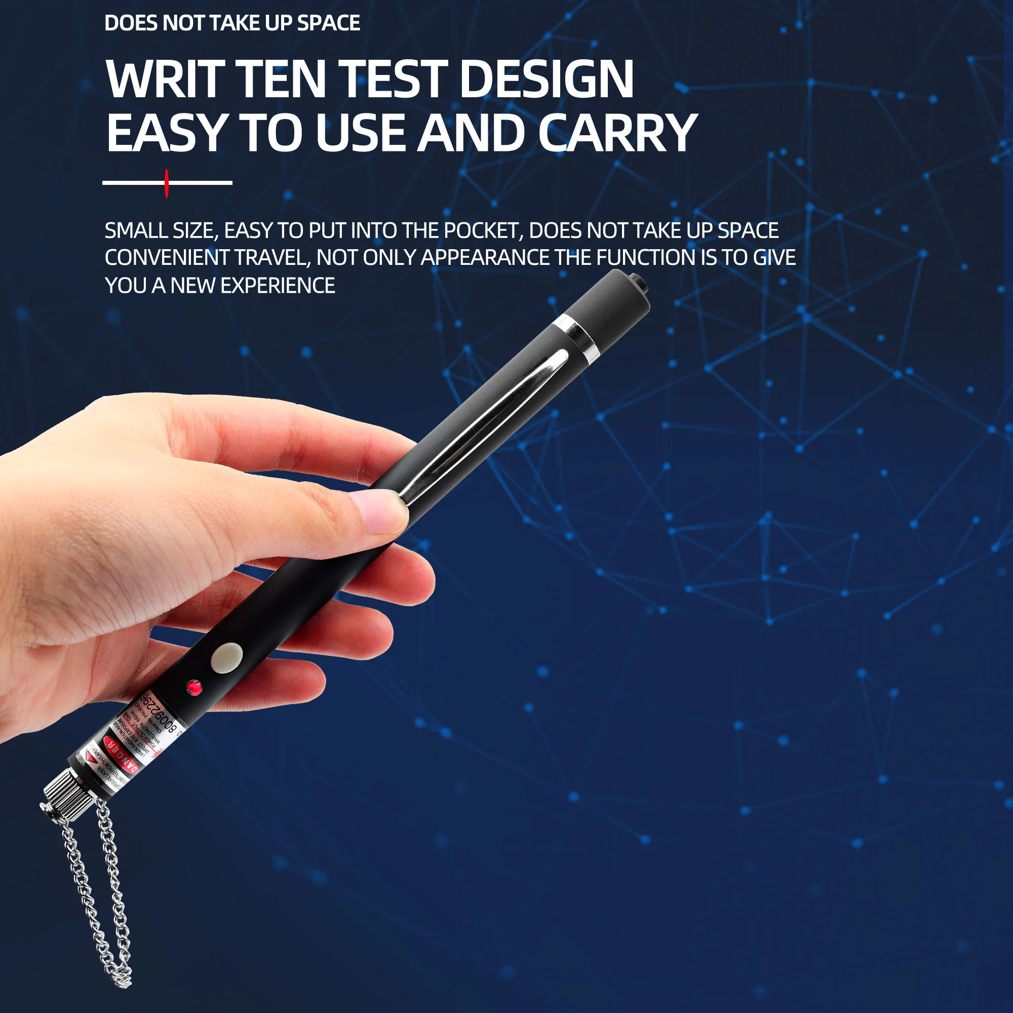 Fiber Cable Tester Pen-type Visual Fault Locator with FC Male to LC Female Adaptor for Cable Fault Location