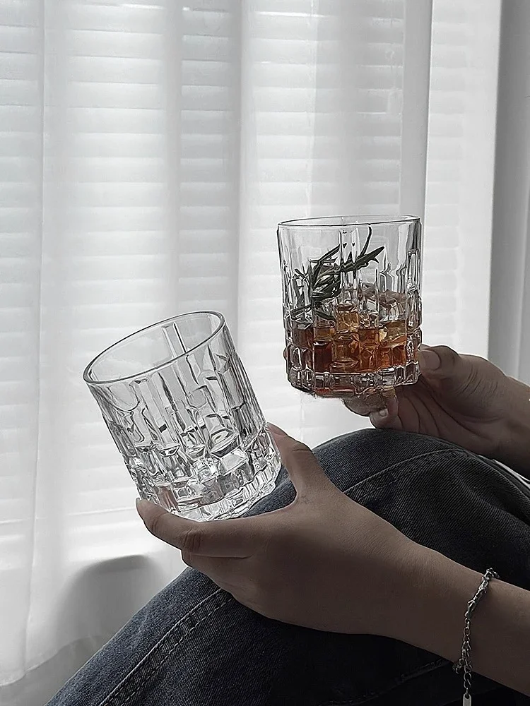 whisky wine glass light luxury beer household wine glass,  crystal  foreign wine glass