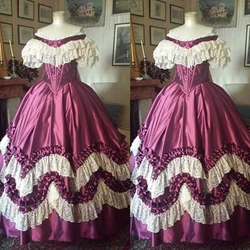 Historical Victorian Civil War evening dresses elegant bridal wedding dress vintage princess dresses Gothic evening dress