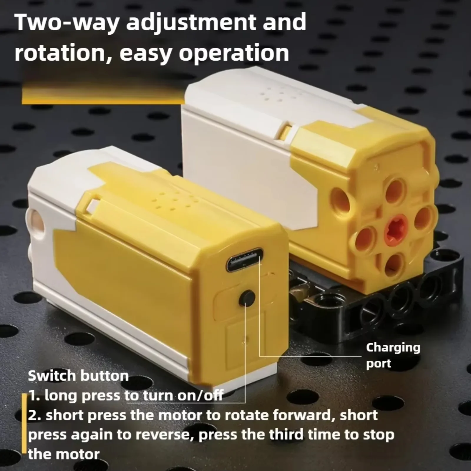 Moc recarregável m l motor app controle bateria de lítio dente azul compatível com legoeds 8883 peça de montagem pf de alta tecnologia 9686