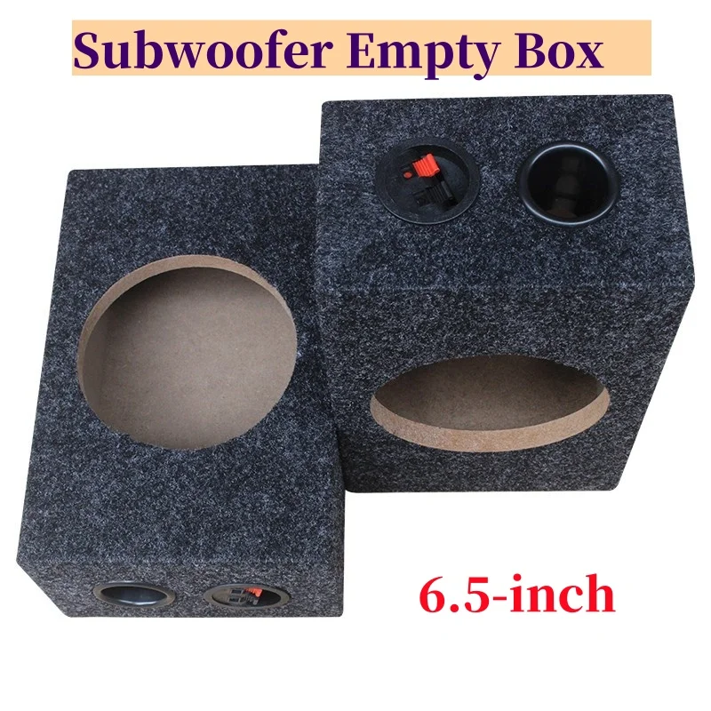 

6.5-inch Subwoofer Empty Box,DIY Car/Home Subwoofer Box, 2Piece Woofer Wooden Housing,Bass Sound Box,Bass Seaper Box 145mm/17mm