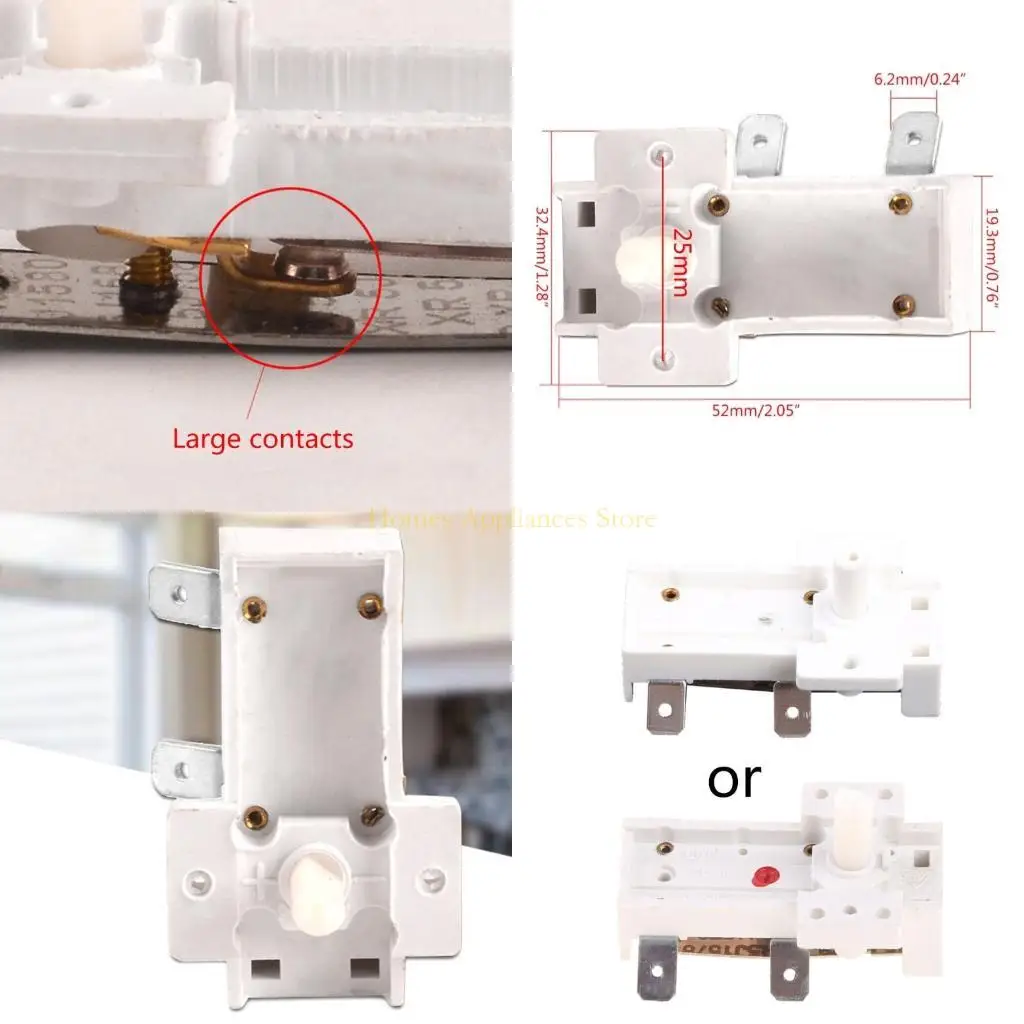 

D0AB Electric Heater Thermostat 250V16A Accurate Room Temperature Control Portable