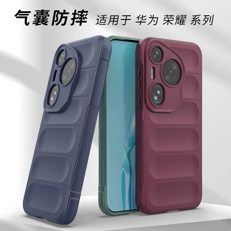 Air Cushion Full Protection Case with Camera Protection for Huawei P70 P60 Mate60 NOVA 14 11 8i Honor 200 100 90 400 Series