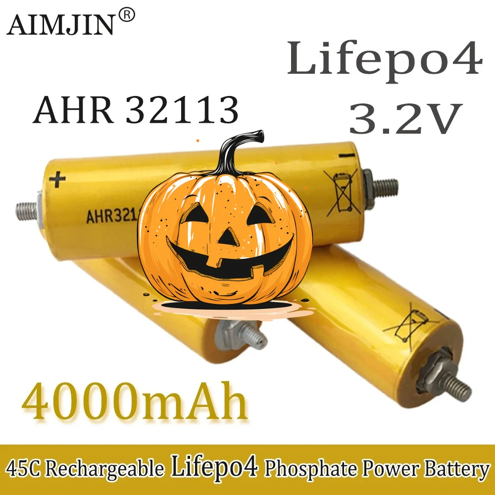 

LiFePO4 45C перезаряжаемая литий-железо-фосфатная батарея 3,2 В 4000 мАч Совершенно новая подходит для A123 Ahr32113-B