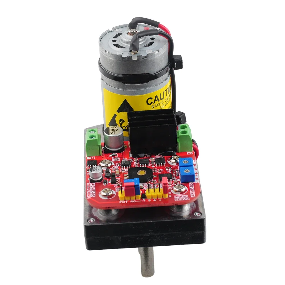 Alto torque 380kg.cm servo ASME-05B de alta potência super liga servos peças diy modelo para grande braço robô válvula controle câmera ptz