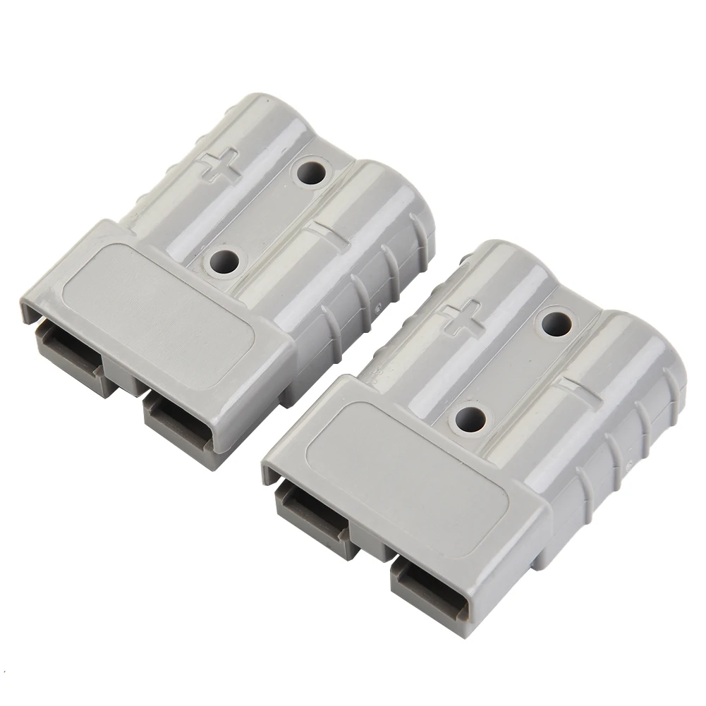 4pcs 50A FOR ANDERSON Plug Cable Terminal Forklift Battery Power Connector 600V -20°C To 105°C 12-6AWG Wire Connectors