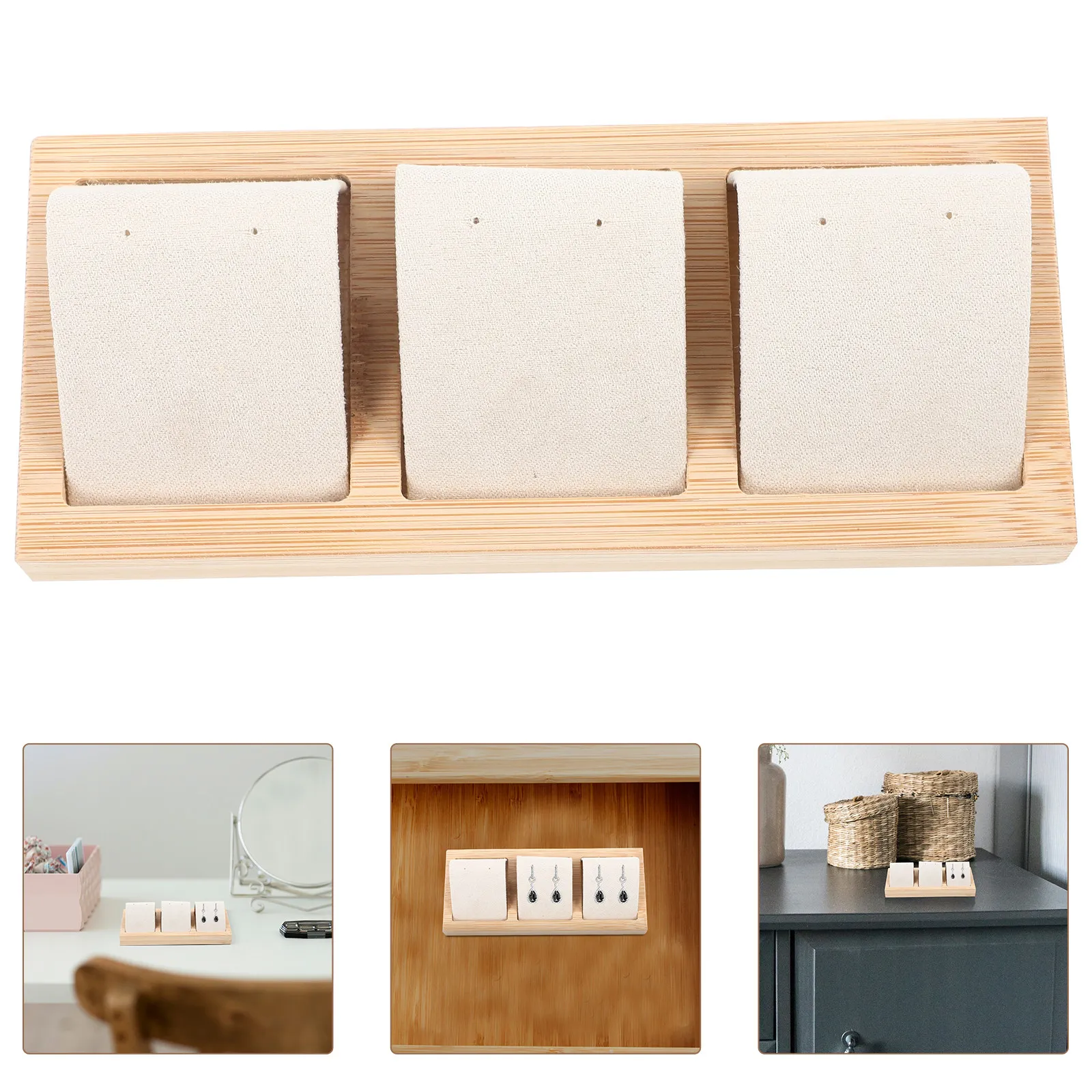 

Держатель для сережек, органайзер для демонстрации украшений, настольная устойчивая подставка, маленький размер, легкий органайзер для ювелирных изделий для девочек