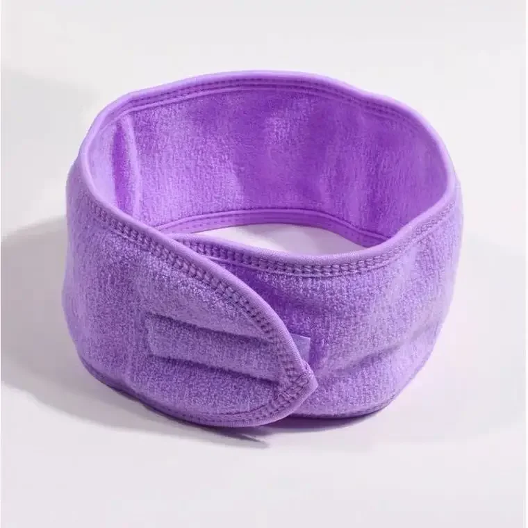 Bandeau Large Réglable pour Femme, Yoga, Spa, Bain, Douche, Maquillage, Lavage du Visage, Cosmétique, Sauna, Accessoires de Maquillage