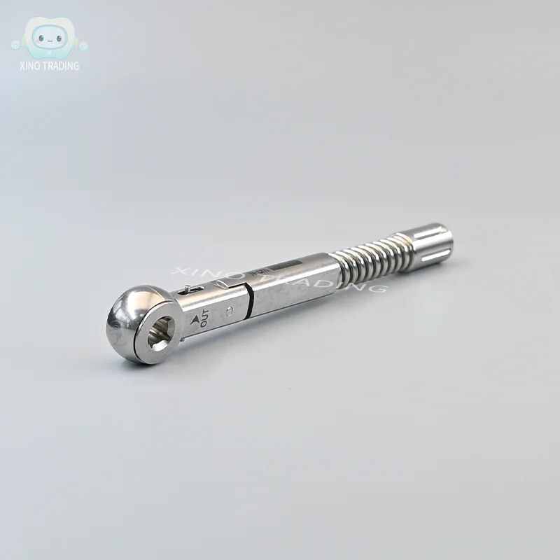Llave dinamométrica Universal para restauración de implantes dentales, precio de fábrica, diseño de trinquete de 10-50 Ncm para restauración de implantes