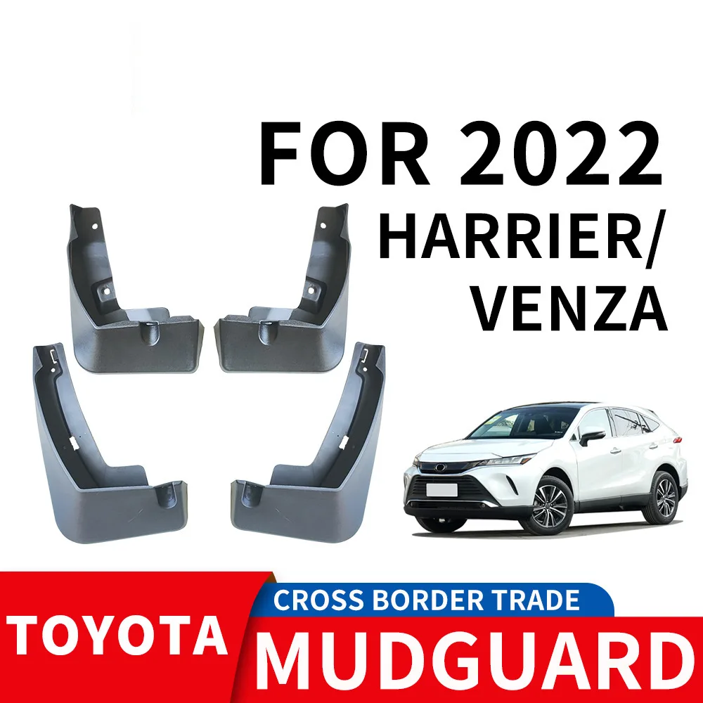 

For 2022 TOYOTA HARRIER,VENZA mudguard Mudflaps Front Rear Flares Splash Guards Cover Car Accessoie