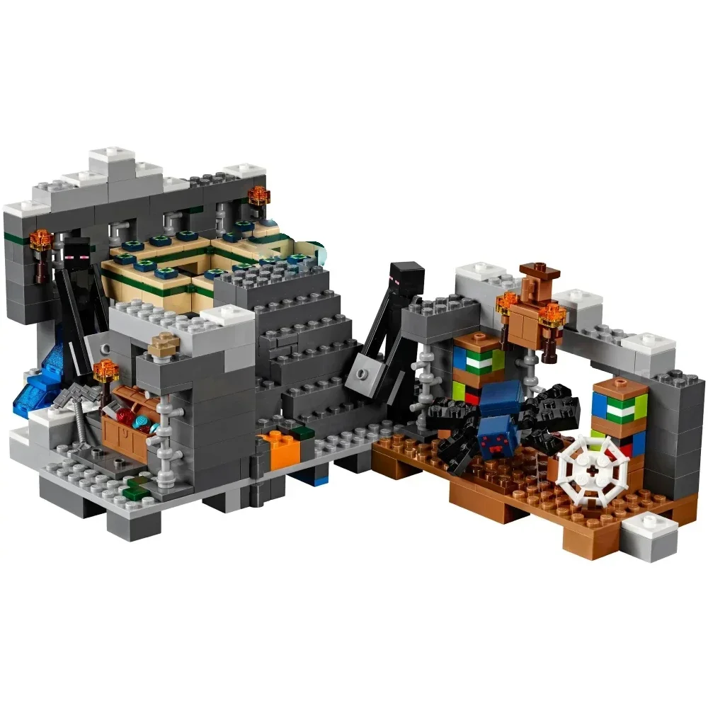 

Набор игрушек End Portal Building Block 21124, детские игрушки Подарочная модель игрушки домашний декор minecraft