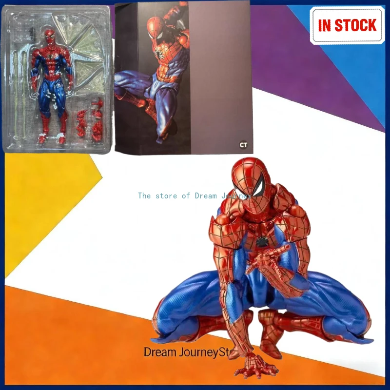 

В наличии: Фигурка Человек-паук 2.0 (Китайская версия) в стиле Ямагучи, Питер Паркер, подвижная модель Marvel.