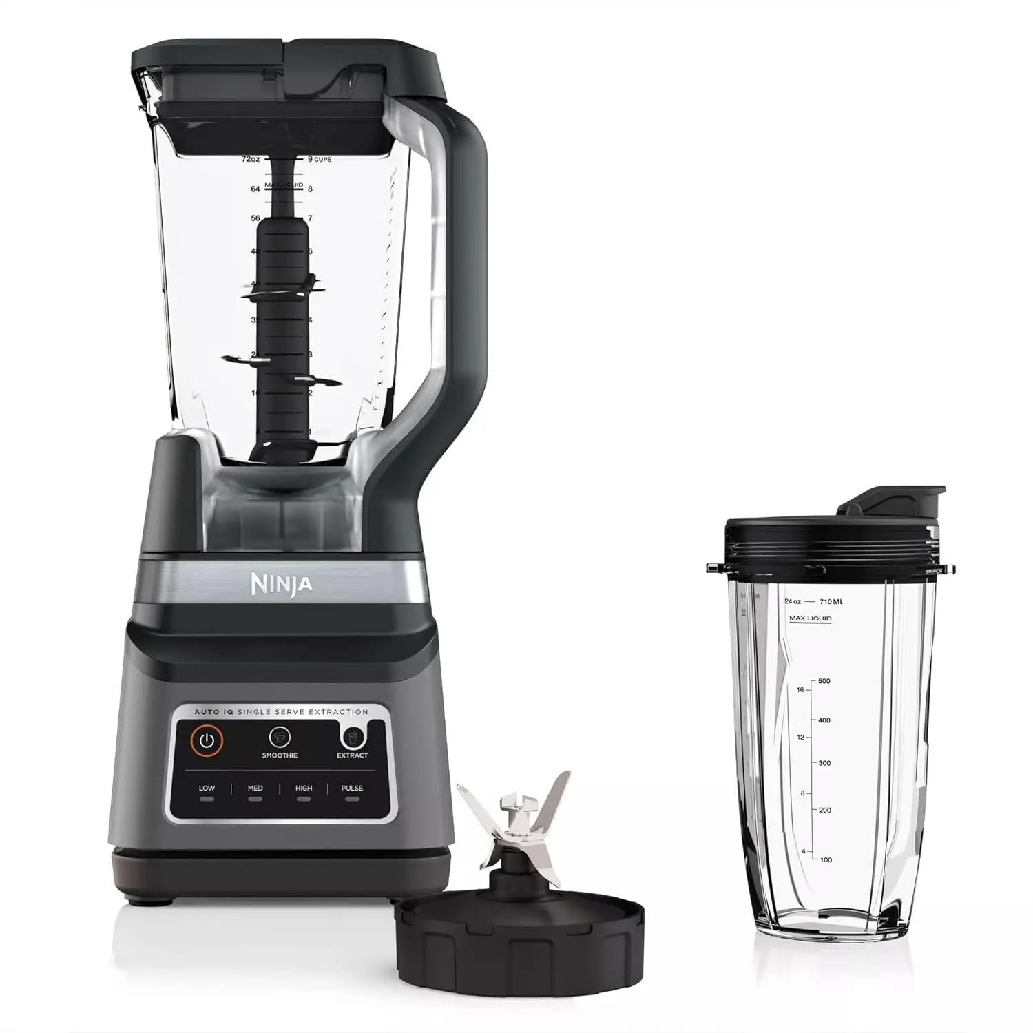 Professional Plus Blender DUO With Auto-iQ - The Single-serve Cup With Spout Lid Makes It Easy To Take Delicious, Nutrient-rich