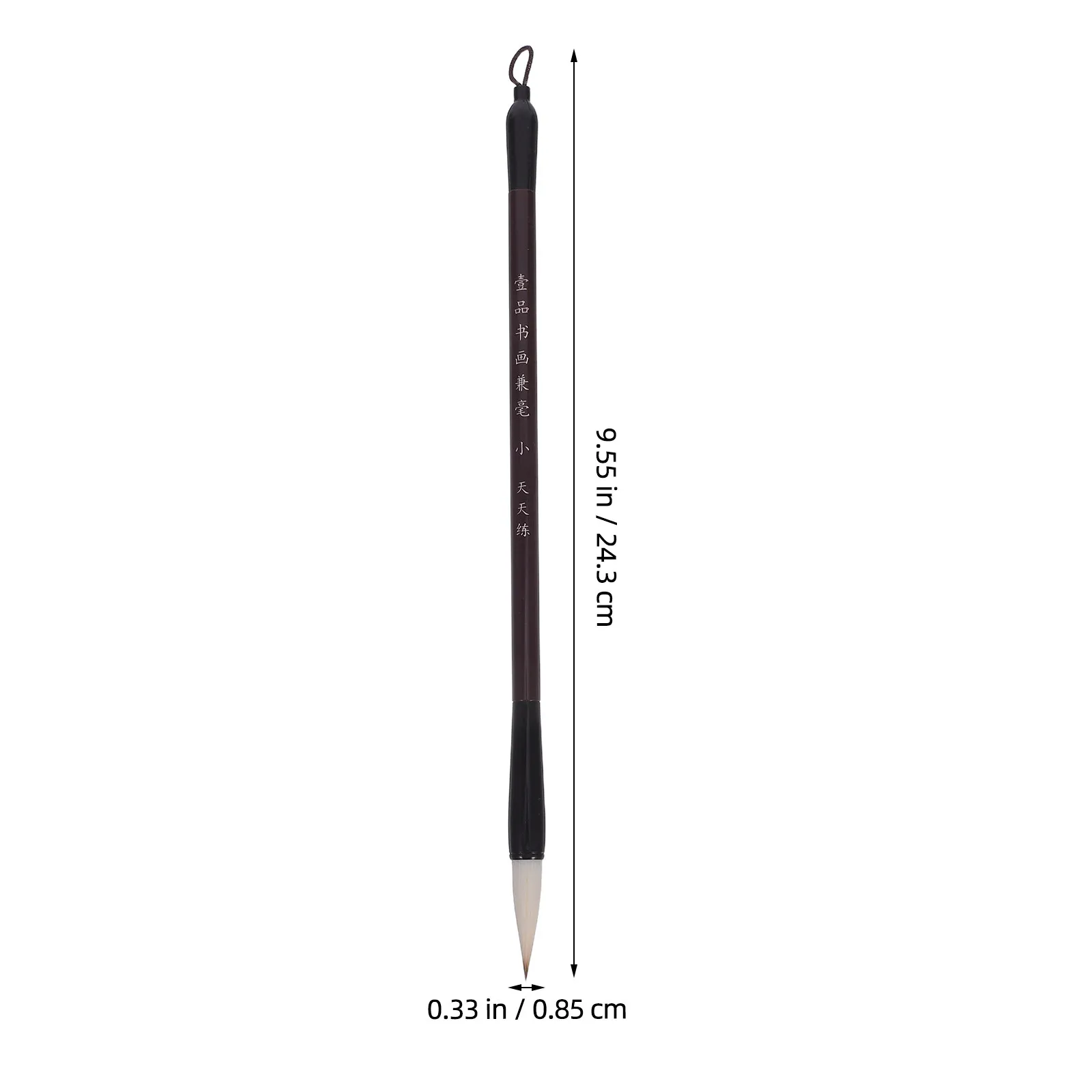 10Pcs Chinese Calligraphy Brush Set Smooth Writing Experience Stable Solid Wood Handle Versatile for Calligraphy Painting