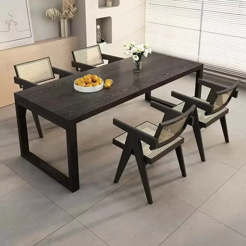 

Study Italian Dining Tables Reading Waterproof Natural Kitchen Dining Tables Wooden Modern Nordic Tavola Da Pranzo Furniture