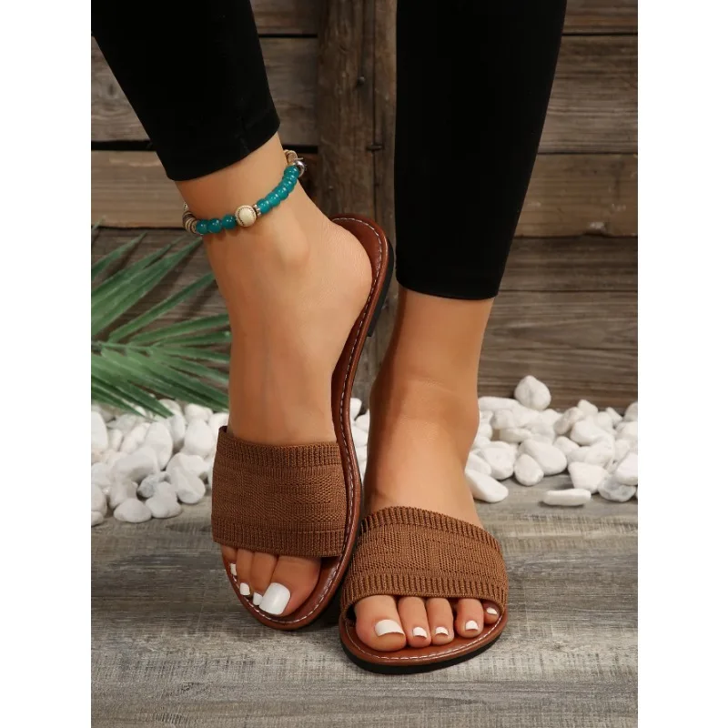 Women Summer Sandals Comfy Platform Flat Shoes Sole Ladies Casual Soft Big Toe Foot Sandal Orthopedic Bunion Corrector Slippers