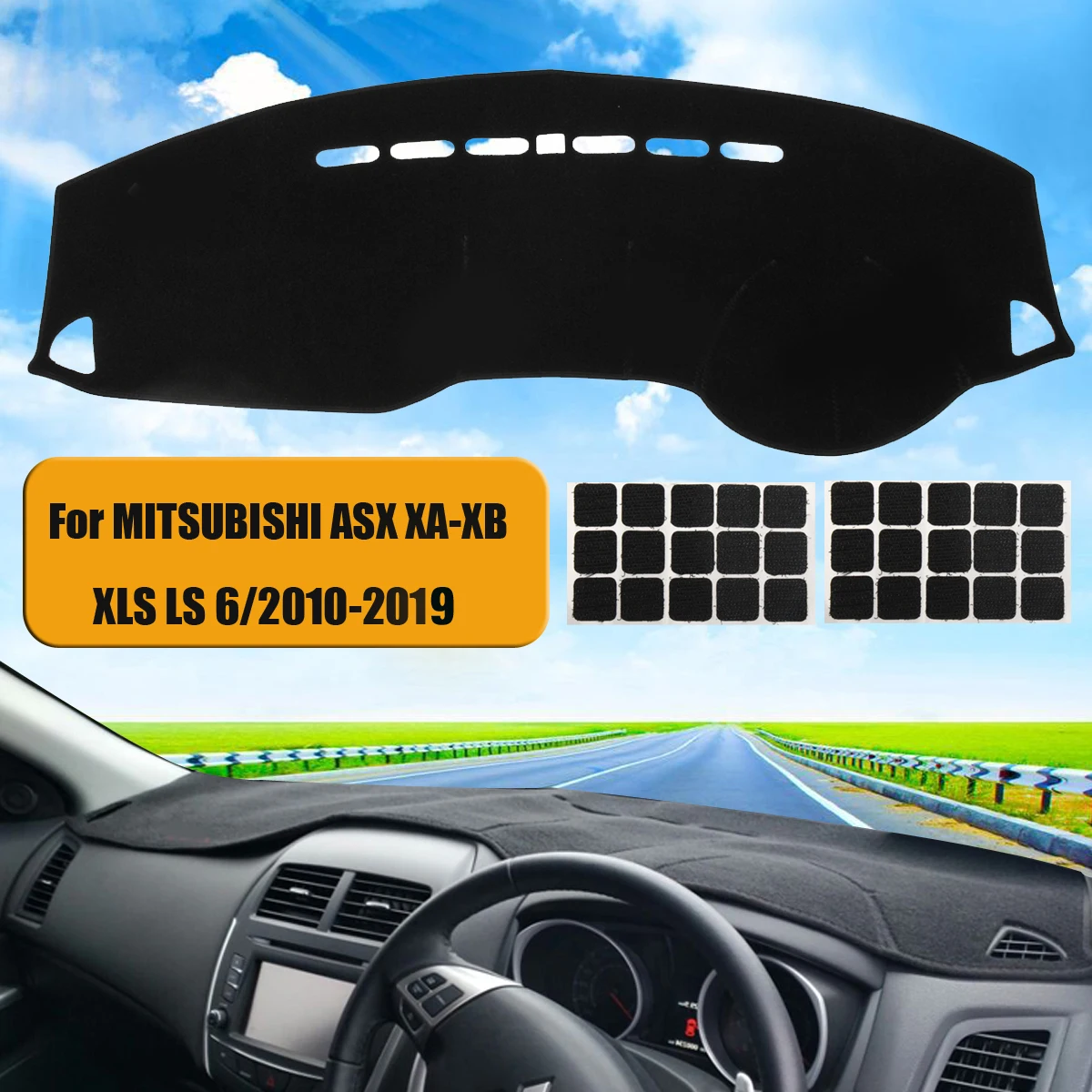 

Car Dashboard Cover Mat Pad Dash mat Sun Shade Instrument Carpet Protector For MITSUBISHI ASX XA-XB XLS LS 6/2010-2019