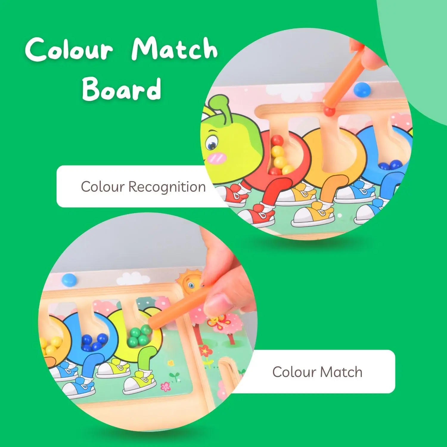 Children Animal Magnetic Maze Toy Montessori Kids Wooden Puzzle Game Toy Educational Brain Teaser Jigsaw Intellectual Board Toys