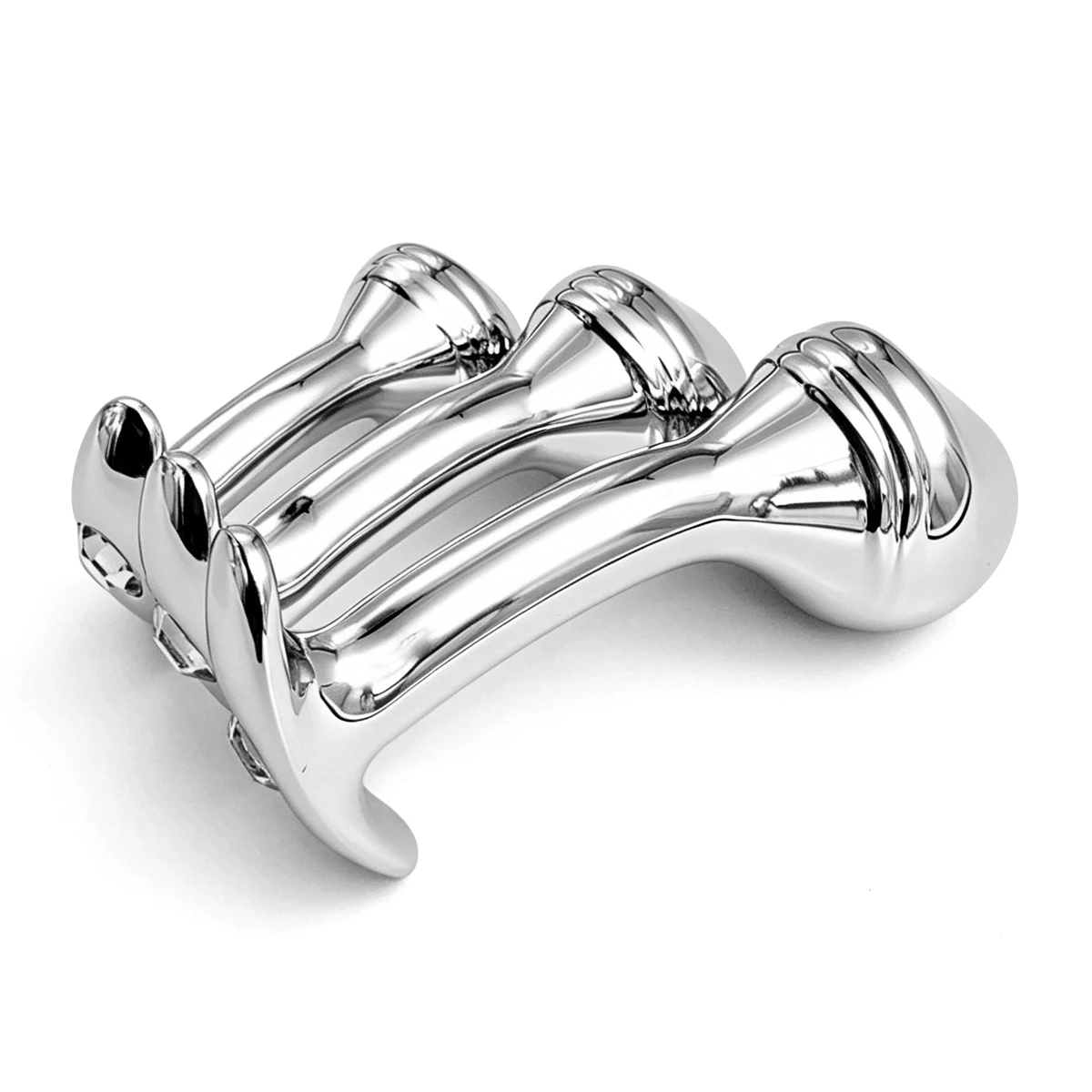 Metal Dildo Anal Plug Gem Base Butt Plug Outdoor Wear Anchor Close-Fitting Design Male and Female Masturbators Adult Sex Toys