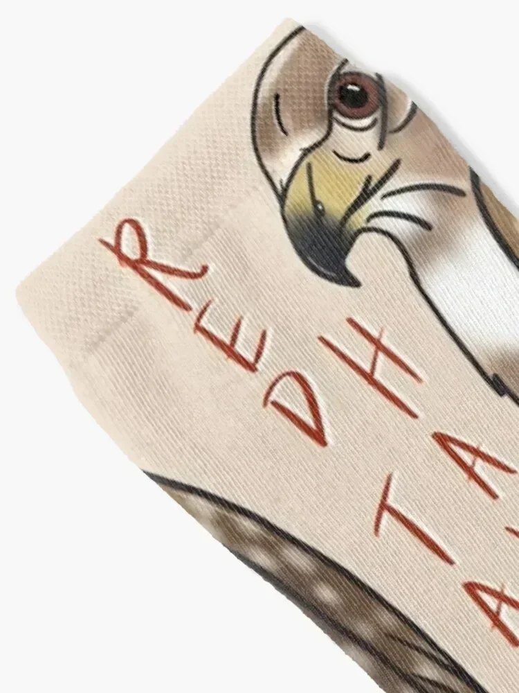 Red Tailed Hawk Words - Cartoon Socks floral Crossfit christmas stocking Men's Socks Luxury Women's