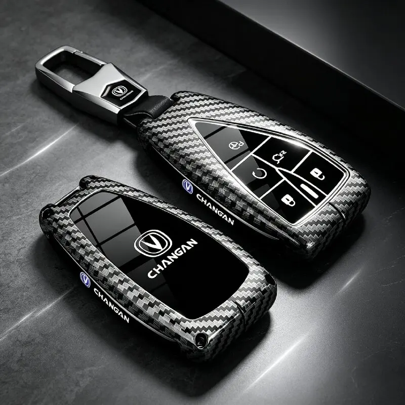 Key Case Full Cover Anti Scratch Anti Fall For Changan UNI T CS75 Plus CS55 Plus UNI S CS35 Plus Max Zinc Alloy Accessories