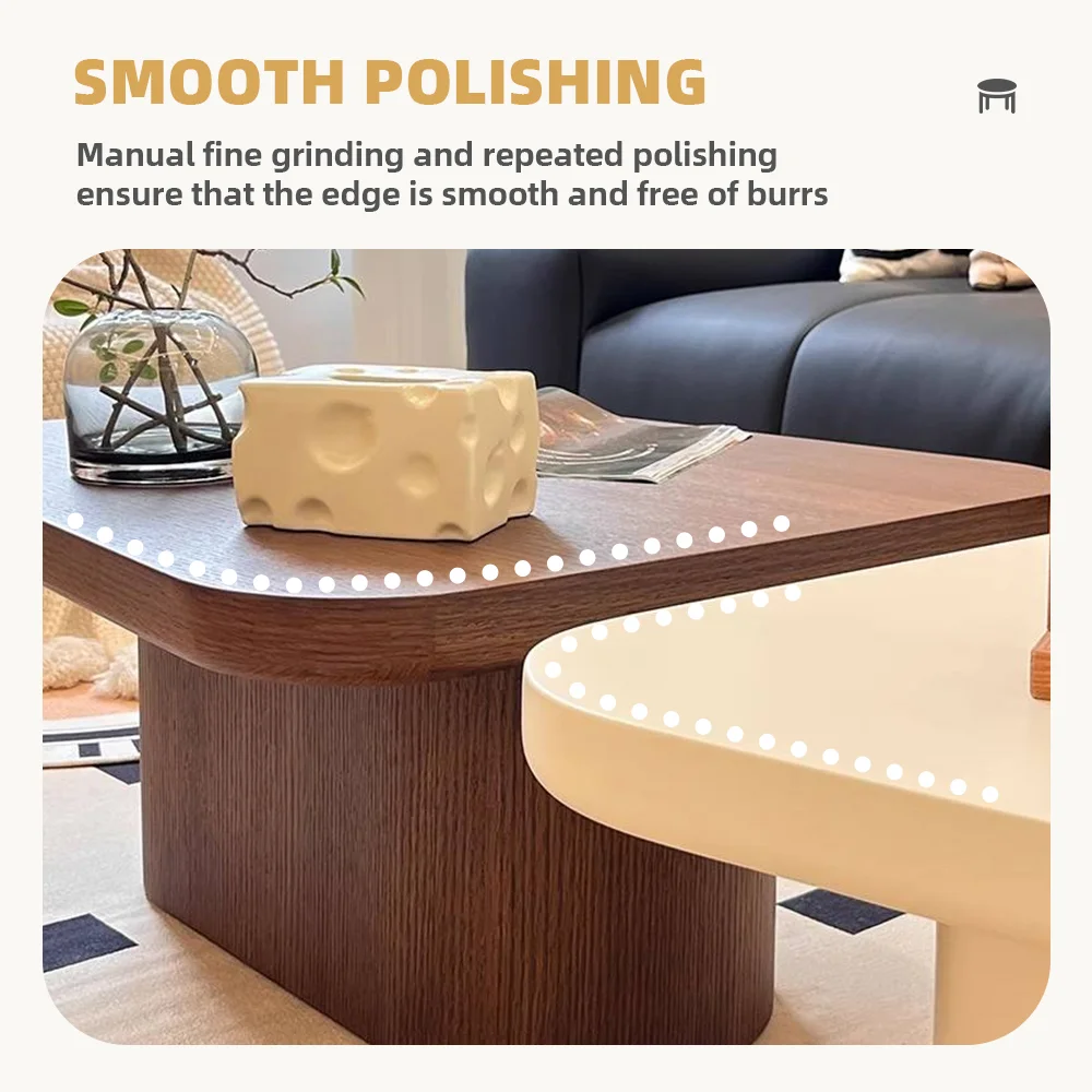 -dd Modern Style Coffee Table Minimalist Style Black Round Luxurious Coffee Tables for Villa and Apartment