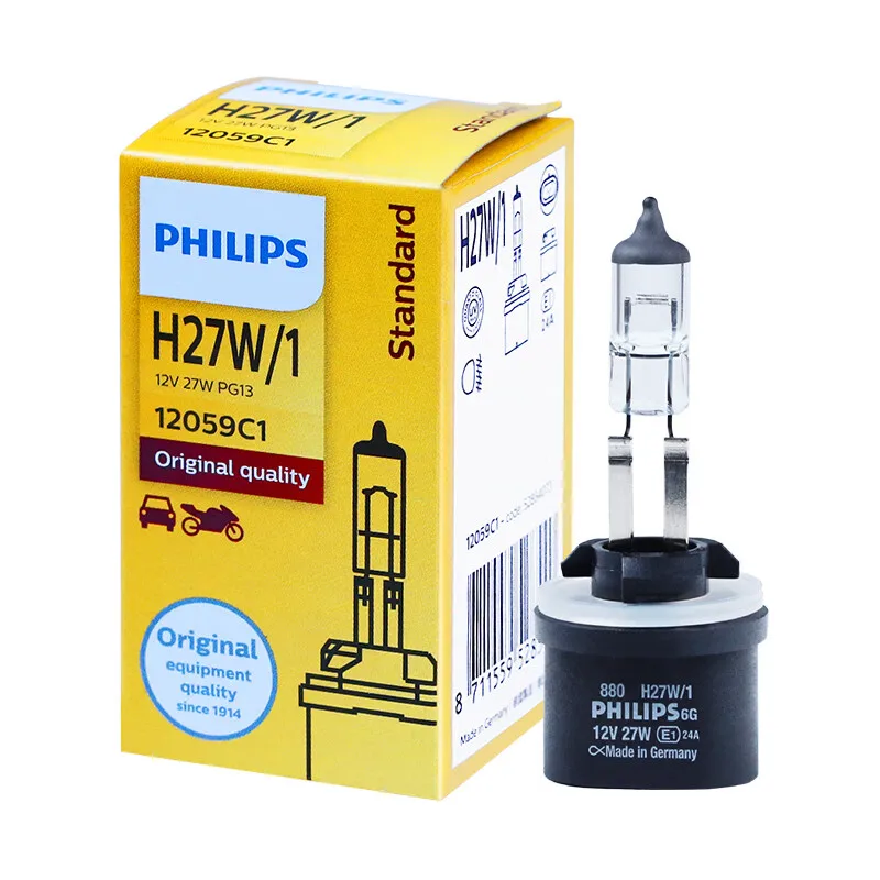 Philips Vision 880 H27W/1 PG13 12059C1 12 V 27 W Originele Licht Auto Mistlamp OEM Kwaliteit Auto hoofd Lamp