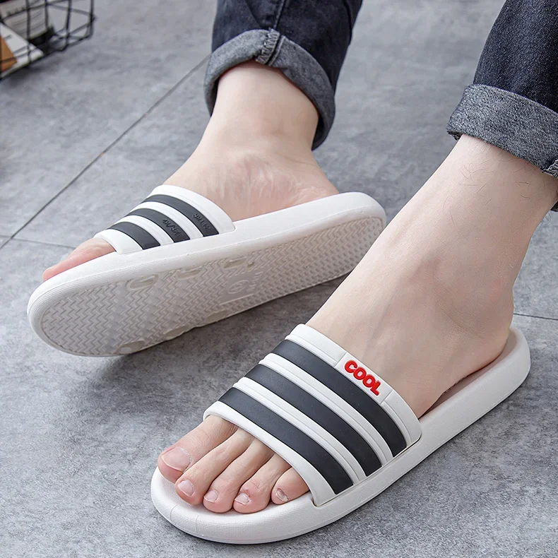 Non-Absorbent and Soft Bottom Men's Slippers, Ideal for Home Use