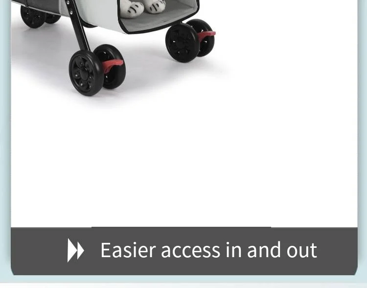Medium To Large Dog Pet Stroller Multifunctional and Foldable Suitable for Outdoor Travel, Large Size for Commuting and Portable