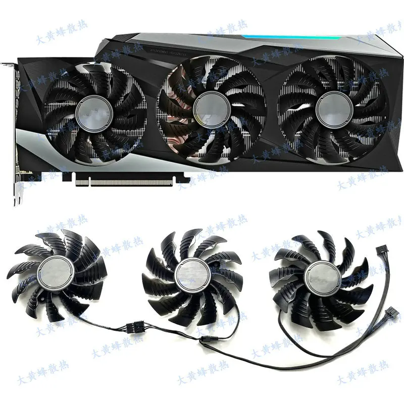 The New Cooling Fan for Gigabyte RTX3090 RTX3080ti RTX3080 RTX3070ti EAGLE Video Card PLA09215S12H