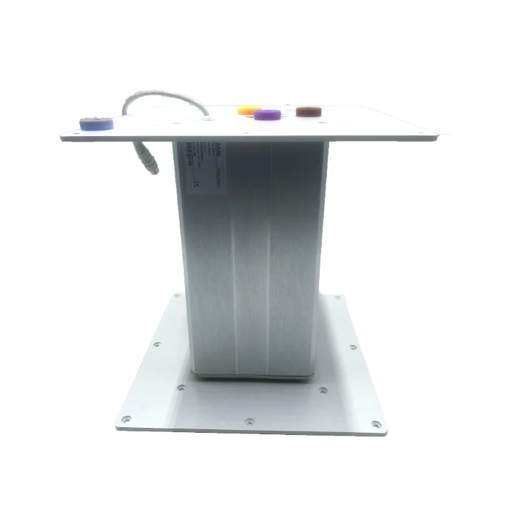 225 lb permanent magnet brush aluminum waterproof height adjustable desk 3-stage electric lifting column for home appliances