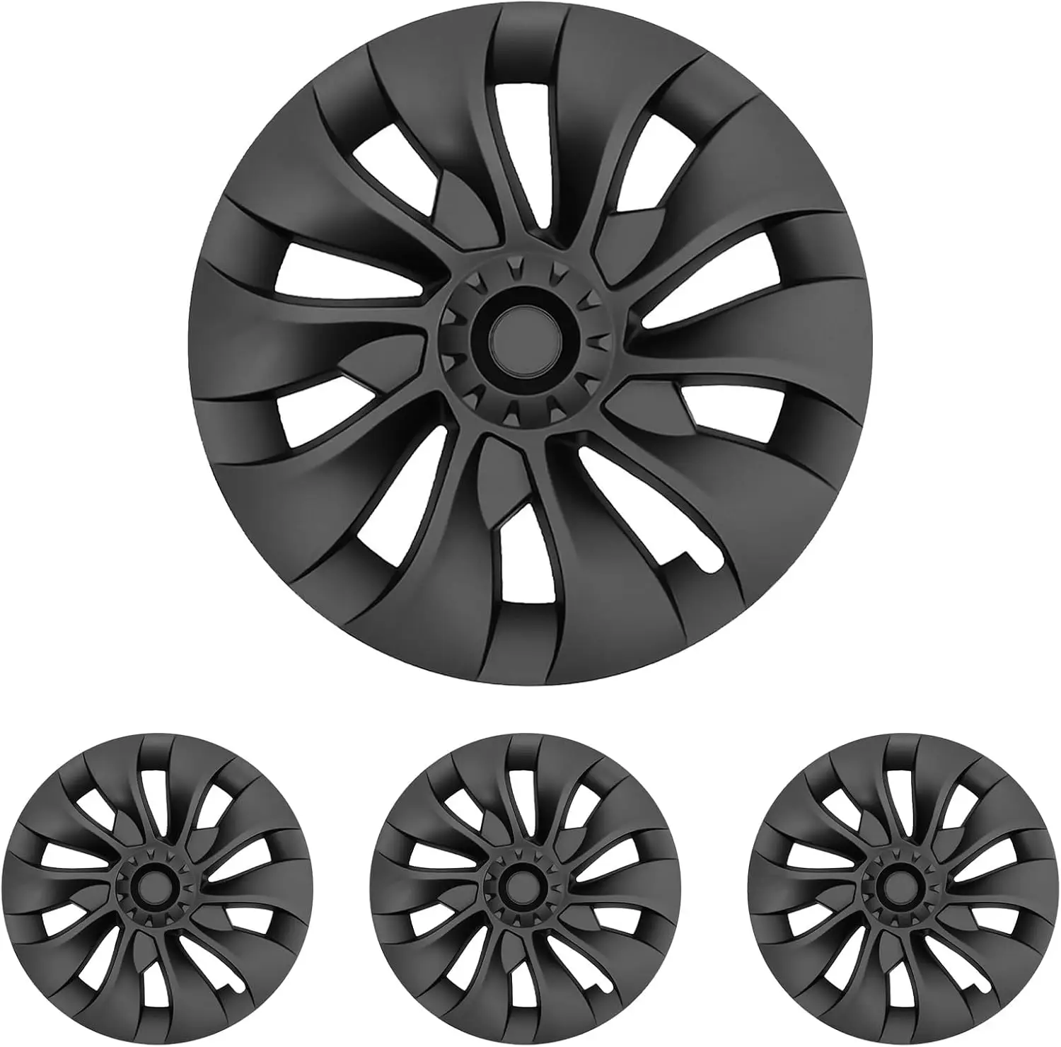 

Колпаки на колеса 18 дюймов для Tesla Model 3 2017-2023, совместимые с оригинальными дисками, аксессуары для замены колпаков на диски Model 3