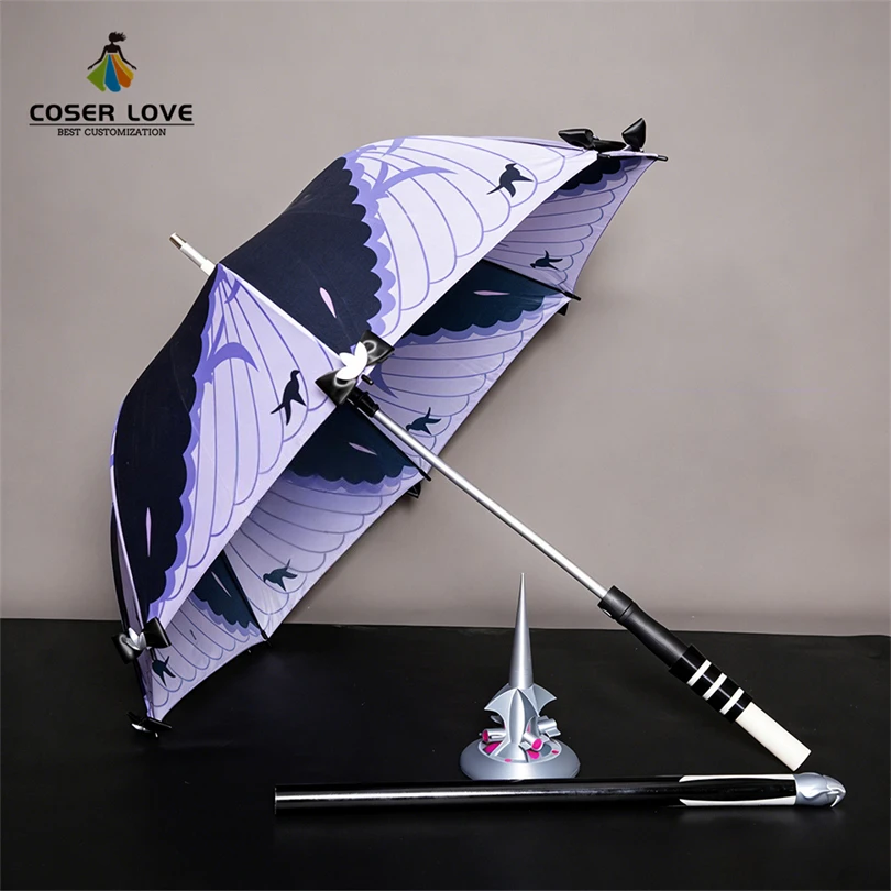 Zenless Zone Zero Vivian Banshee Umbrella 3D-printed Cosplay Prop Hallowen Accessories
