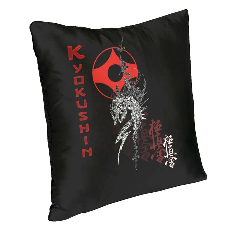 Kyokushin Karate Sensei Art Cushion Cover Double-sided Printing Floor Pillow Case for Living Room Pillowcase Home Decorative