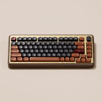 Akko MU02 75% Mountain Seclusion Wooden Mechanical Keyboard RGB Hot-swappable BT5.0/2.4G Wireless & Type-C Wired Gaming Keyboard