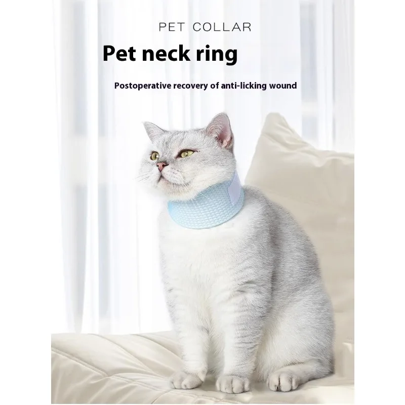 

Pet Neck Collar Support Cushion Soft Protective Cone for Dogs Cats Skin Wounds Licking Scratching Prevention Recovery Comfort