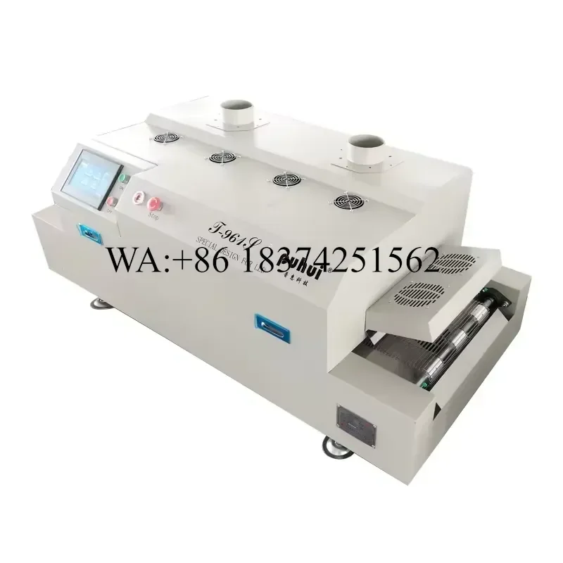 Wmwmnu for Arrival Pu hui SMT T961S LCD Touch Screen 6 Heating Zone Conveyor Reflow Oven LED Infrared Hot Air Reflow