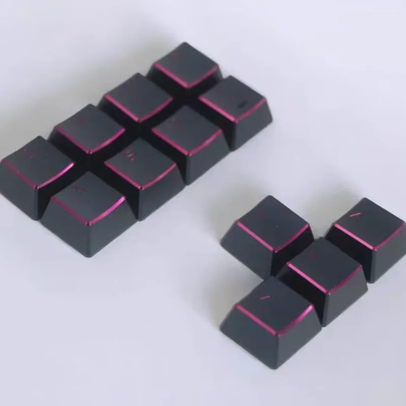 Imagem -05 - Keycap para Teclado Mecânico para Jogos Keycaps Destaque Transparente Alumínio Cnc Keycap Interruptor mx Keycap Wasd 1u Personalizado