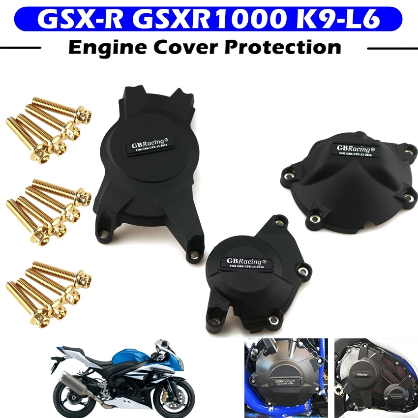 

Motorcycles Engine Cover Protection Case For Case GB Racing For SUZUKI GSXR1000 2009-2016 K9-L6 GBRacing Engine Covers