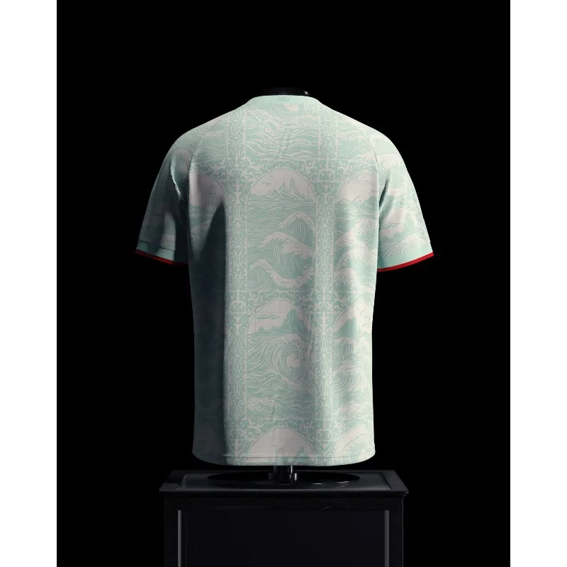 Assisting World Football Events, Portugal's Creative Concept Jersey, Summer Jersey Designed for Solo Use, 3D Printed