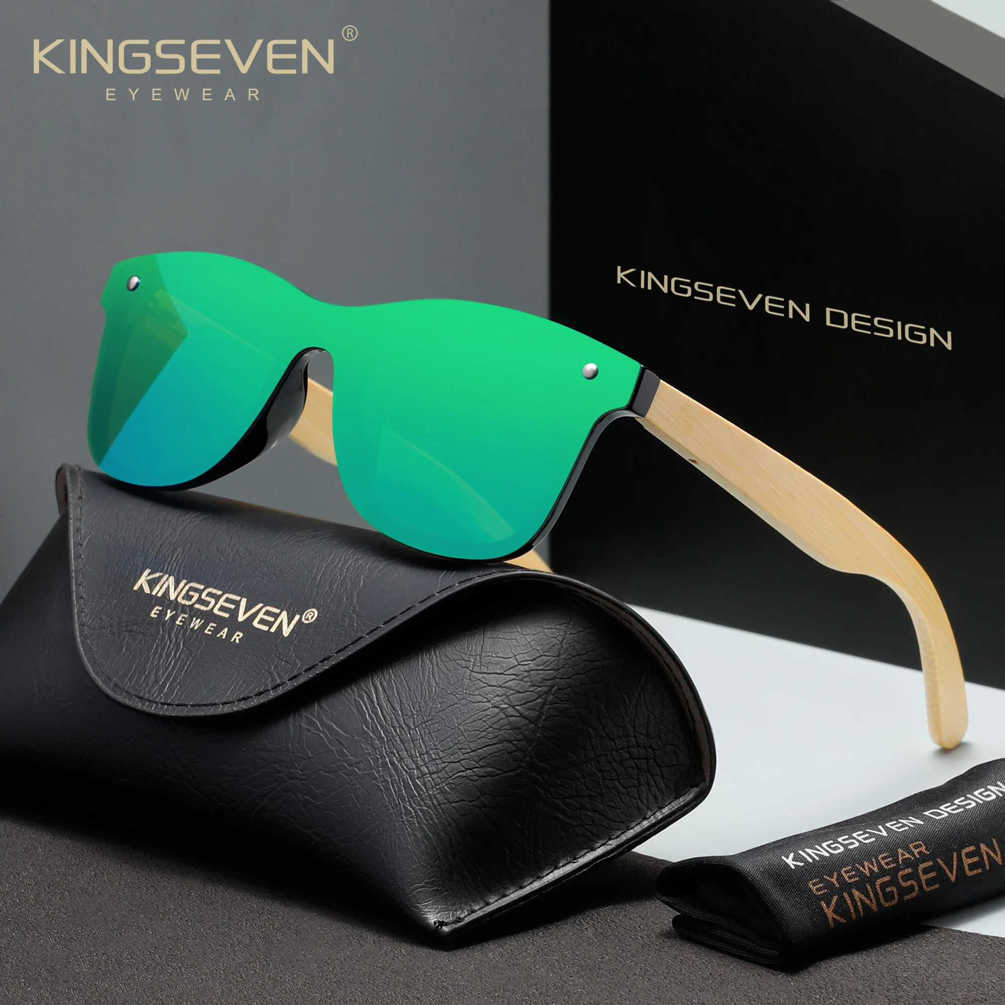 Thumbnail 2 - #14 Latest Wooden Frame Sunglasses Offers