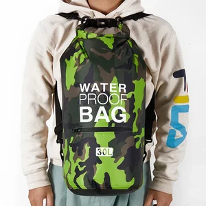 Drawstring backpack for children, dry bags, portable bags, camping, walks, gym sack, swimming shoe, 30L, 20l, 15l 8 Main Sales Backpack Bag - №3