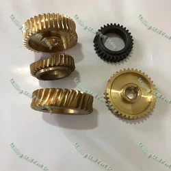 Dirlling Milling Machine Mechanical Feeder Gear Copper Turbine Gear For ZX50C 7550 6350C Mill Automatic Feeder Box 05 06 07