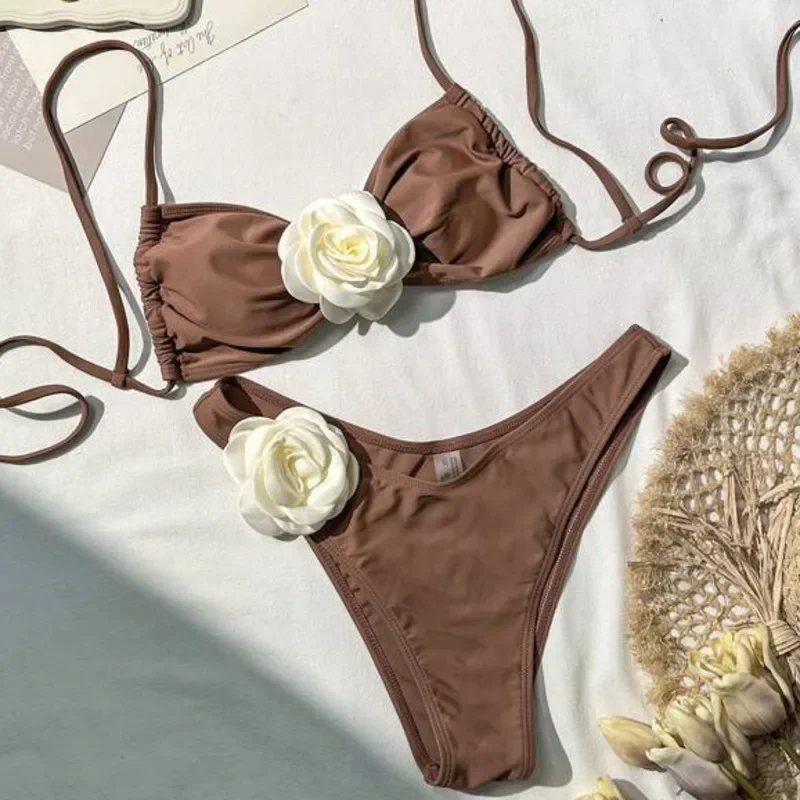 

Sexy Bikinis 2025 Women's Swimwear Female Swimsuit For Swimming Wear Bathing Suits Brazilian Bikini Set Beachwear Pool Bather