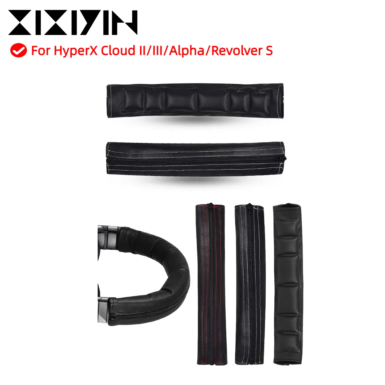 

Replacement Headband Cover for HyperX Cloud II/III/Alpha/Revolver S Headphones Protective Headband Case