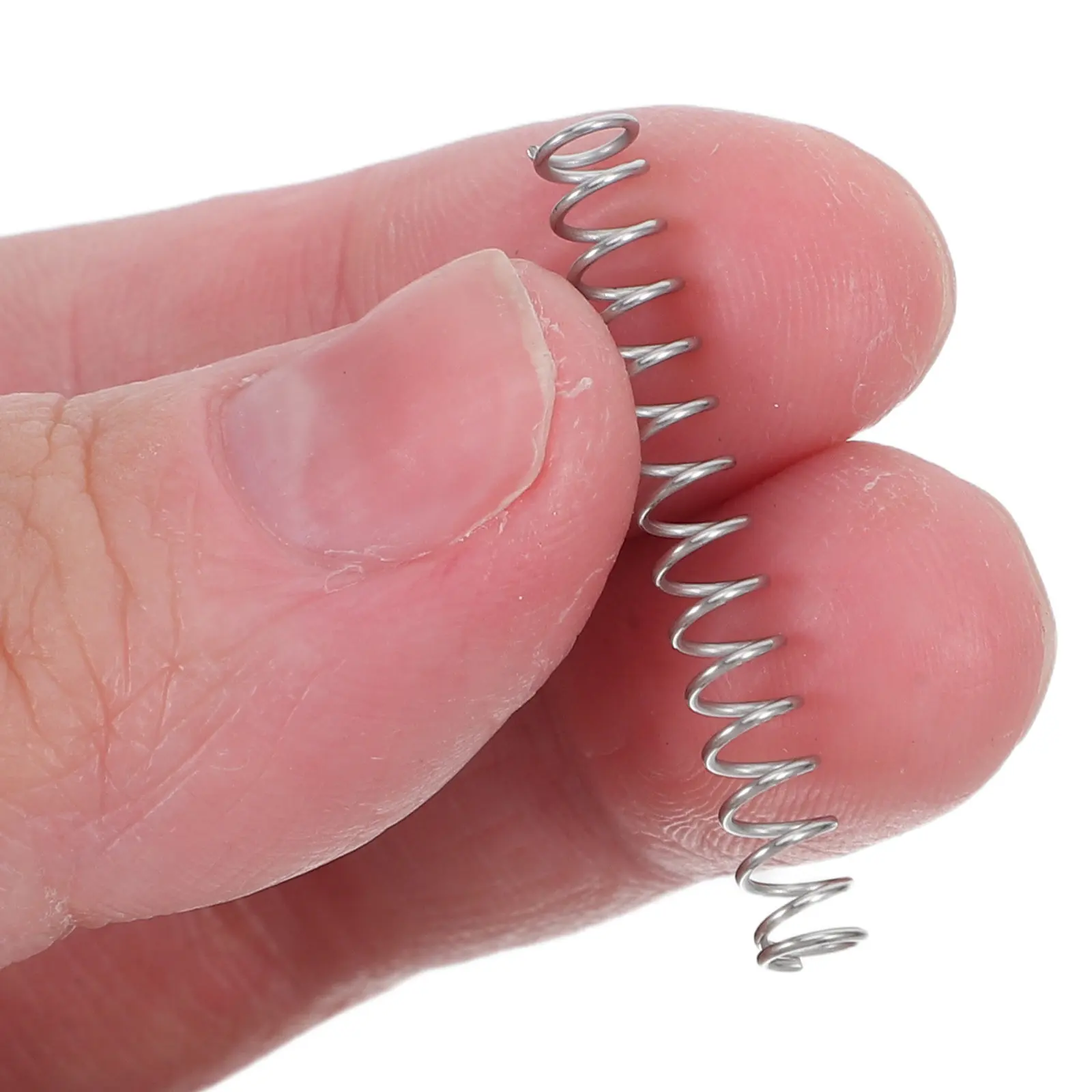 

10Pcs Stainless Steel Ballpoint Pen Compression Springs Small Springs Replacement Repair Parts 20Mm Length 4.5mm Diameter